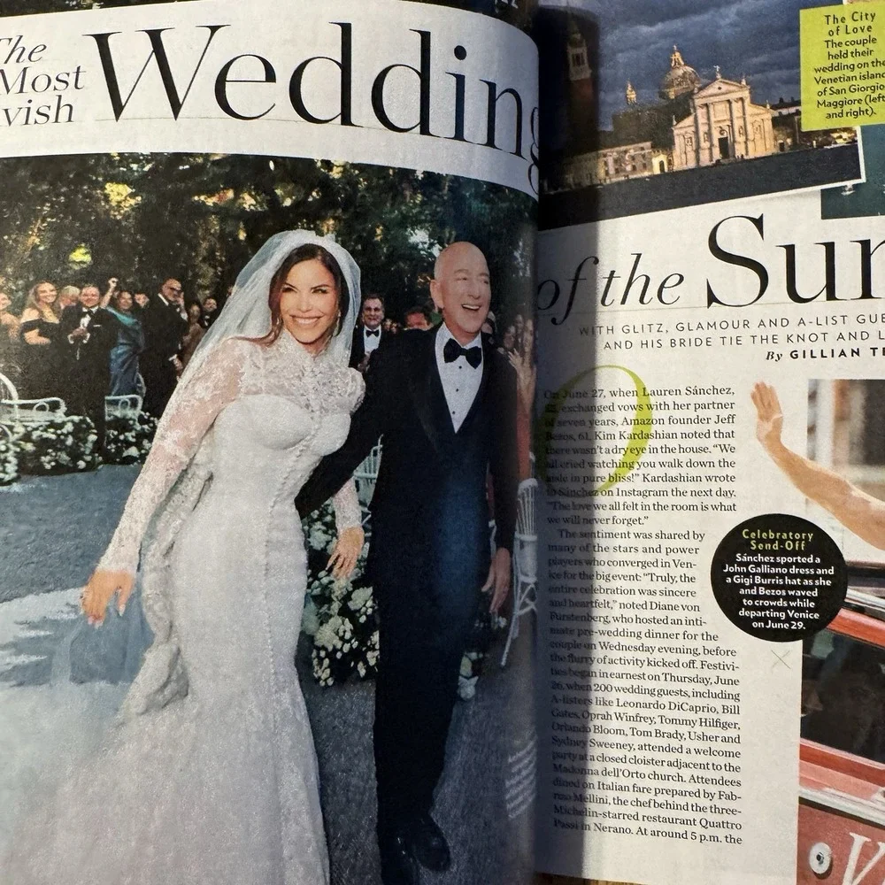 People Mag 7/14/25 Fantastic‎ 4 Cover Jeff Bezos Wedding Kesha Exclusive